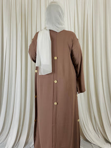 The Omaya Dusty Pink Abaya